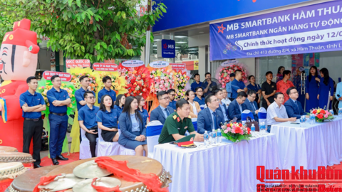 MB khai trương SmartBank Hàm Thuận, thúc đẩy tài chính số tại địa phương