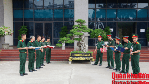Môi trường “Sáng - xanh - sạch - đẹp” tại Hệ 5, Học viện Chính trị