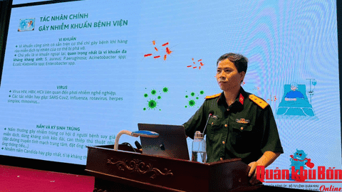 Bệnh viện Quân y 4: Tập huấn công tác kiểm soát nhiễm khuẩn