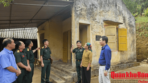 Đoàn Kinh tế - Quốc phòng 4 xây nhà tình nghĩa cho thân nhân liệt sĩ