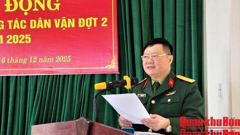 Quảng Trị: Phát động ra quân làm công tác dân vận đợt 2 năm 2025