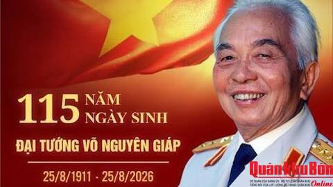 Kỷ niệm 115 năm Ngày sinh Đại tướng Võ Nguyên Giáp (25/8/1911 – 25/8/2026)