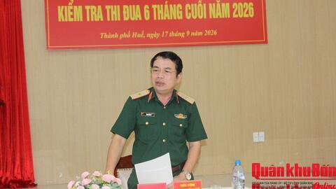 Cục Chính trị Quân khu 4: Kiểm tra Viện Kiểm sát Quân sự khu vực 42 và Đoàn An điều dưỡng 41