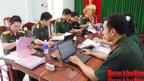 Bảo hiểm xã hội Quân đội kiểm tra tại Sư đoàn 968
