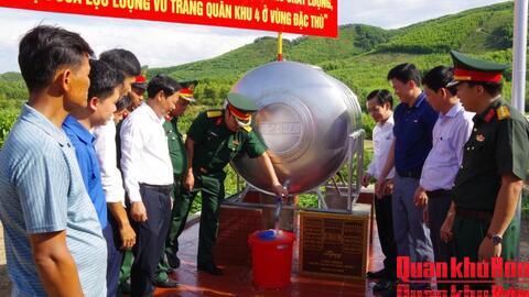 Sư đoàn 968 khánh thành, bàn giao công trình “Nước sạch vì cộng đồng”