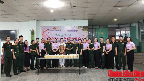Kho K3 (Cục Hậu cần – Kỹ thuật) phối hợp tổ chức chương trình “Bát cháo yêu thương”