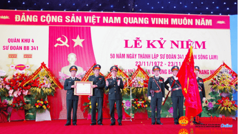 “Trung thành vô hạn - kỷ luật nghiêm minh - quyết chiến quyết thắng”