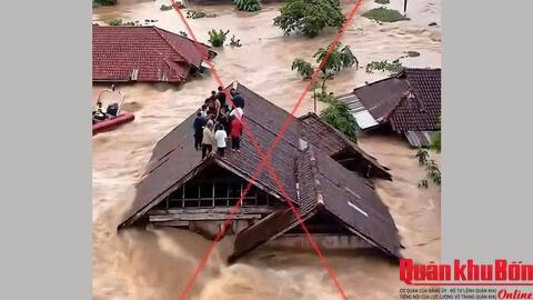 Không để tin giả lợi dụng bão lũ hoành hành