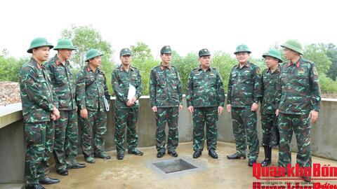 Kiểm tra tiến độ xây dựng các công trình huấn luyện, sẵn sàng chiến đấu tại Huế