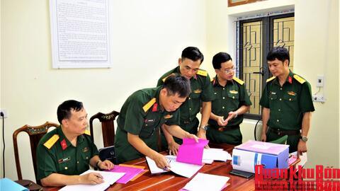 Bộ Tổng Tham mưu kiểm tra công tác quân sự, quốc phòng tại phường Bắc Hồng Lĩnh
