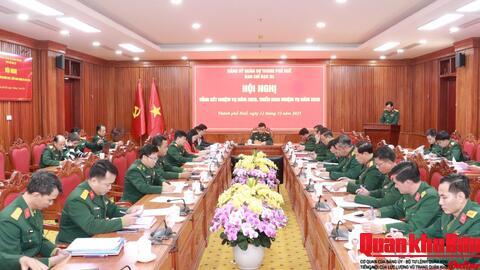 Ban Chỉ đạo 35 Đảng ủy Quân sự thành phố Huế tổng kết nhiệm vụ năm 2025