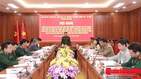 Bộ Chỉ huy Quân sự thành phố Huế phối hợp triển khai thực hiện Chiến dịch Quang Trung