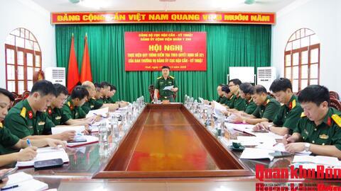 Đảng ủy Cục Hậu cần – Kỹ thuật Quân khu 4: Kiểm tra Đảng ủy Bệnh viện Quân y 268