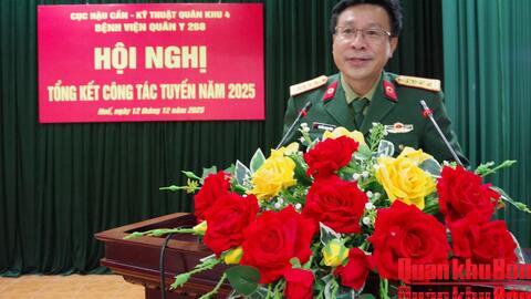 Bệnh viện quân y 268 tổ chức hội nghị tổng kết công tác tuyến năm 2025