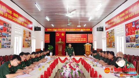 Đảng uỷ Đoàn Kinh tế Quốc phòng 92 lãnh đạo hoàn thành tốt nhiệm vụ 6 tháng đầu năm 2025