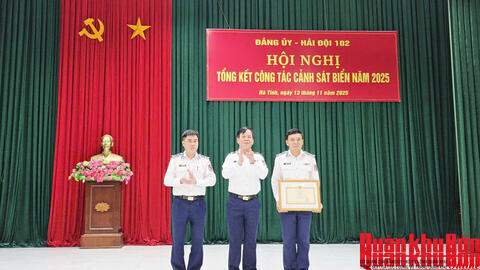 Hải đội 102 tổng kết công tác Cảnh sát biển năm 2025