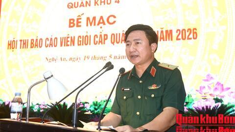 Quân khu 4: Hội thi Báo cáo viên giỏi thành công tốt đẹp