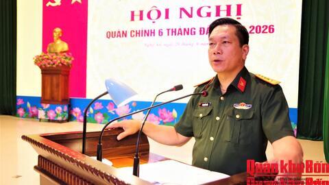 Cục Hậu cần – Kỹ thuật Quân khu 4 triển khai nhiệm vụ 6 tháng cuối năm 2026