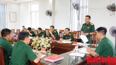 Các Đảng ủy trực thuộc Đảng ủy Quân sự tỉnh Hà Tĩnh ra nghị quyết lãnh đạo thực hiện nhiệm vụ 6 tháng cuối năm 2026