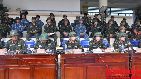 Cục Quân huấn nhà trường thông qua phương án thực binh diễn tập tại Sư đoàn 324