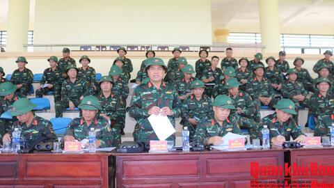 Quân khu 4 thông qua phương án diễn tập thực binh của Sư đoàn 324