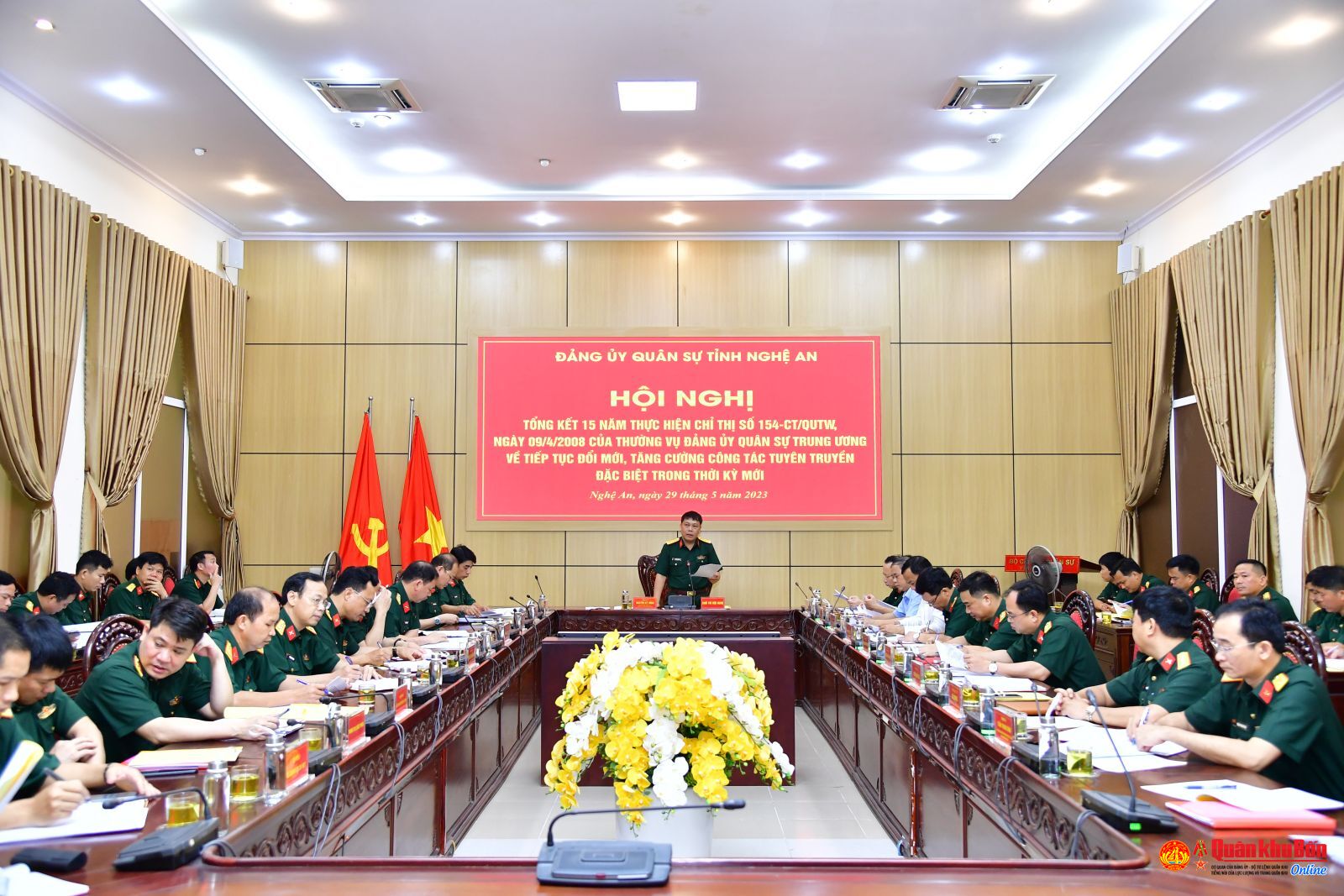 Đảng ủy Quân sự tỉnh Nghệ An tiếp tục đổi mới, tăng cường công tác tuyên truyền đặc biệt trong thời kỳ mới