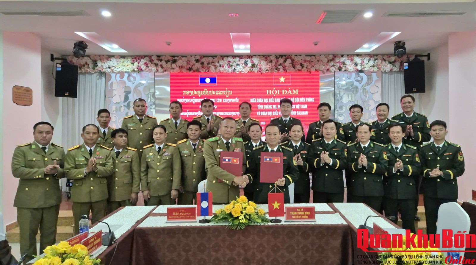 Thắt chặt hợp tác, giữ vững an ninh biên giới Quảng Trị - Salavan