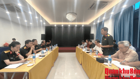 Thống nhất kế hoạch tổ chức các hoạt động kỷ niệm 55 năm Ngày truyền thống Sư đoàn 341