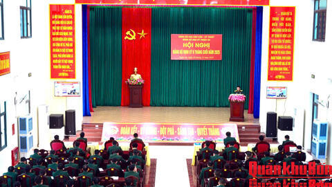 Kho Kỹ thuật K2 (Cục Hậu cần - Kỹ thuật Quân khu 4): Hội nghị Đảng bộ định kỳ 6 tháng cuối năm 2025