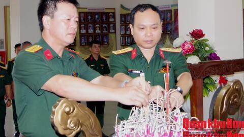 Trường Quân sự Quân khu 4 tổ chức nhiều hoạt động tri ân nhân kỷ niệm 79 năm Ngày Thương binh - Liệt sĩ