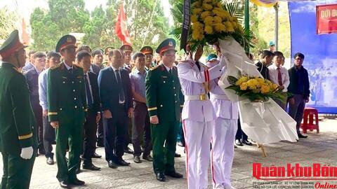 Xã Hải Lăng (Quảng Trị): Truy điệu và an táng 01 hài cốt liệt sĩ