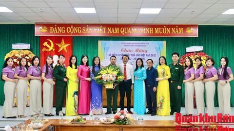 Kho K3, Cục Hậu cần - Kỹ thuật chúc mừng các Nhà trường nhân kỷ niệm 43 năm Ngày Nhà giáo Việt Nam