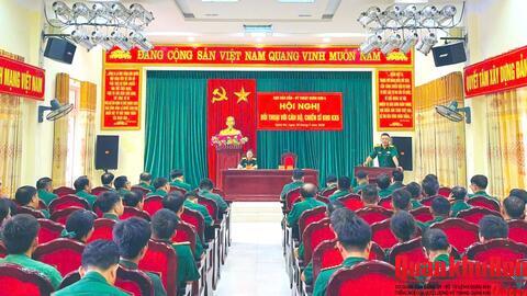 Cục Hậu cần - Kỹ thuật Quân khu 4 đối thoại dân chủ với cán bộ, chiến sĩ Kho KX5