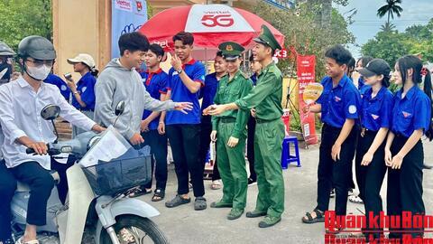 Tuổi trẻ Bộ đội Biên phòng thành phố Huế “Tiếp sức mùa thi”