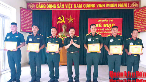 Sư đoàn 341 (Quân khu 4): Hội thi Đại đội trưởng bộ binh huấn luyện đội ngũ chiến thuật giỏi năm 2026