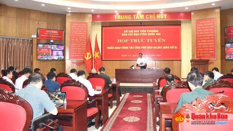 Thủ tướng Phạm Minh Chính họp trực tuyến triển khai công tác ứng phó với bão số 5 tại Quân khu 4