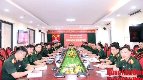 Tập huấn Báo cáo viên pháp luật trong Quân đội năm 2026