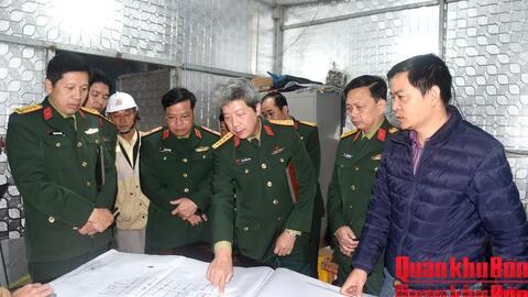 Cục Doanh trại kiểm tra tại Bộ Chỉ huy Quân sự tỉnh Nghệ An