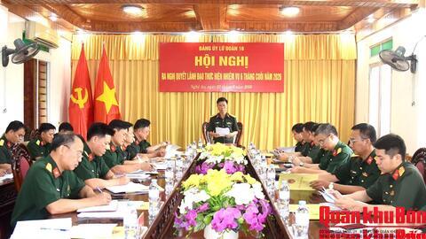 Đảng ủy Lữ đoàn Pháo binh 16 (Quân khu 4) ra nghị quyết lãnh đạo thực hiện nhiệm vụ 6 tháng cuối năm 2026