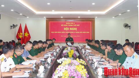 Bộ Chỉ huy Quân sự  thành phố Huế: Tăng cường phối hợp bảo đảm an ninh, an toàn khu vực đóng quân