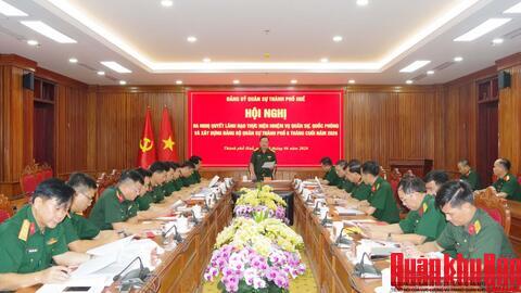 Đảng ủy Quân sự thành phố Huế ra nghị quyết lãnh đạo thực hiện nhiệm vụ quân sự, quốc phòng 6 tháng cuối năm 2026