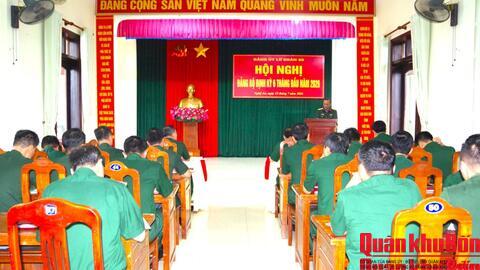 Đảng ủy Lữ đoàn Thông tin 80: Hội nghị Đảng bộ định kỳ 6 tháng đầu năm 2026