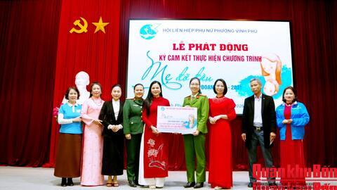 Lữ đoàn Thông tin 80 nhận đỡ đầu 3 trẻ mồ côi