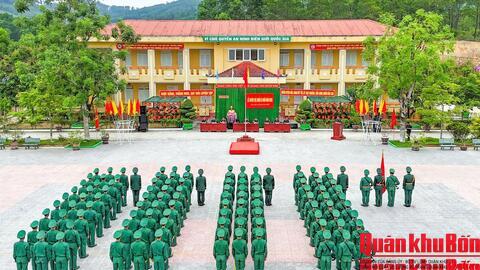 Ban Chỉ huy Bộ đội Biên phòng thành phố Huế tổ chức tuyên thệ chiến sĩ mới