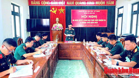 Kho K55 (Cục Hậu cần - Kỹ thuật Quân khu 4) hoàn thành tốt nhiệm vụ 6 tháng đầu năm 2026