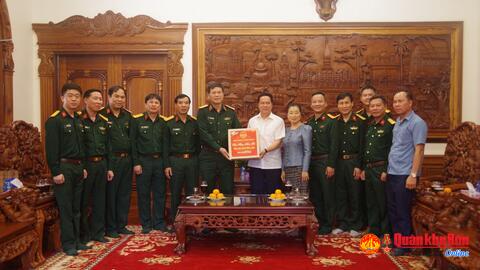 Tăng cường hợp tác giữa Quân khu 4 với tỉnh Bô Ly Khăm Xay (Lào)
