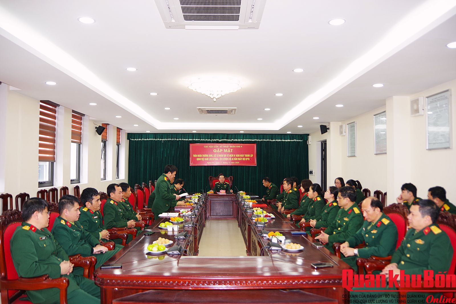 Cục Hậu cần – Kỹ thuật Quân khu 4: Gặp mặt thân nhân thương binh, liệt sĩ