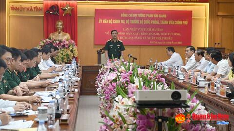 Đoàn công tác Chính phủ làm việc tại tỉnh Hà Tĩnh