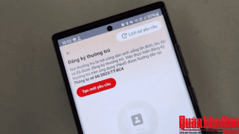 Hướng dẫn cách đăng ký tạm trú, thường trú thông qua ứng dụng VNeID