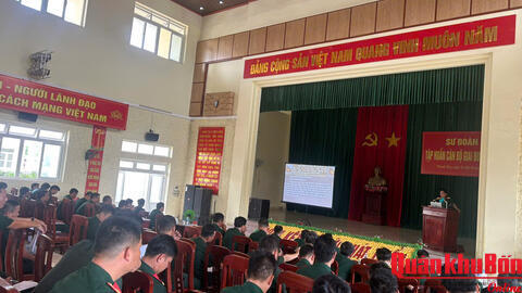 Sư đoàn 341 tập huấn cán bộ giai đoạn 2 năm 2026